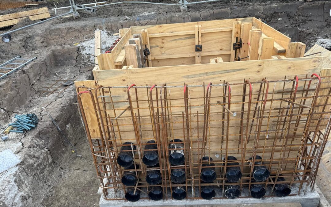 Reinforced Concrete Foundations & Service Chamber