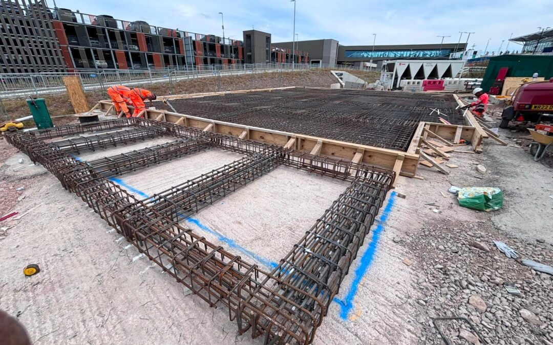 Industrial Reinforced Concrete Retaining Walls